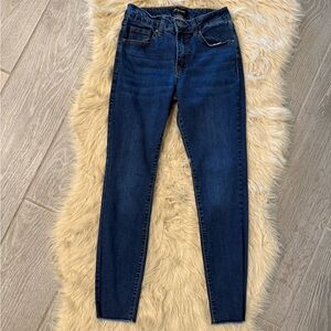 Fire & Rain Raw Hem Skinny Jeans